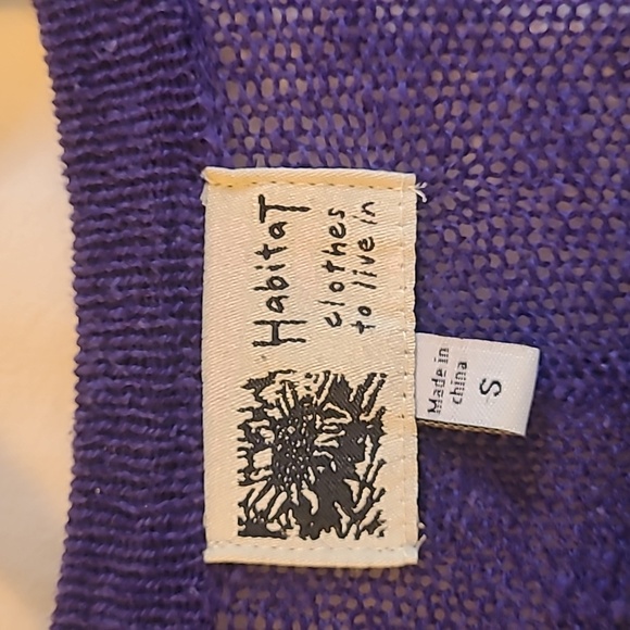 Habitat linen sweater, size S, purple - Picture 5 of 5